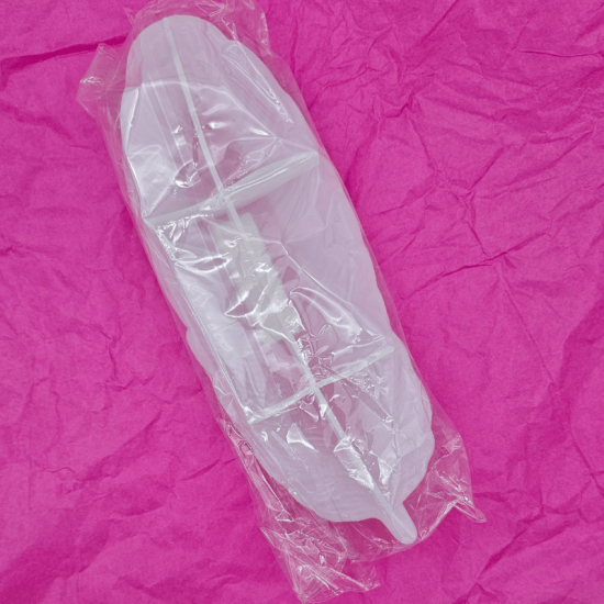 Preview: Silikonform Federschale 24 cm x 8,8 cm